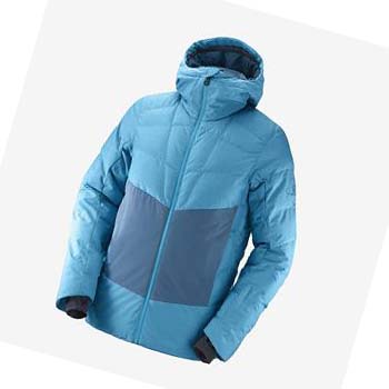 Salomon SNOWSHELTER INSULATED Erkek Ceket Mavi | TR 3299XYU